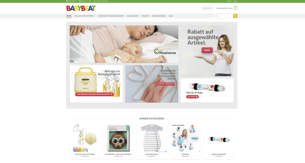 Babybeat-Shop - Shop für Medizinprodukte 2020 - www.babybeat.de